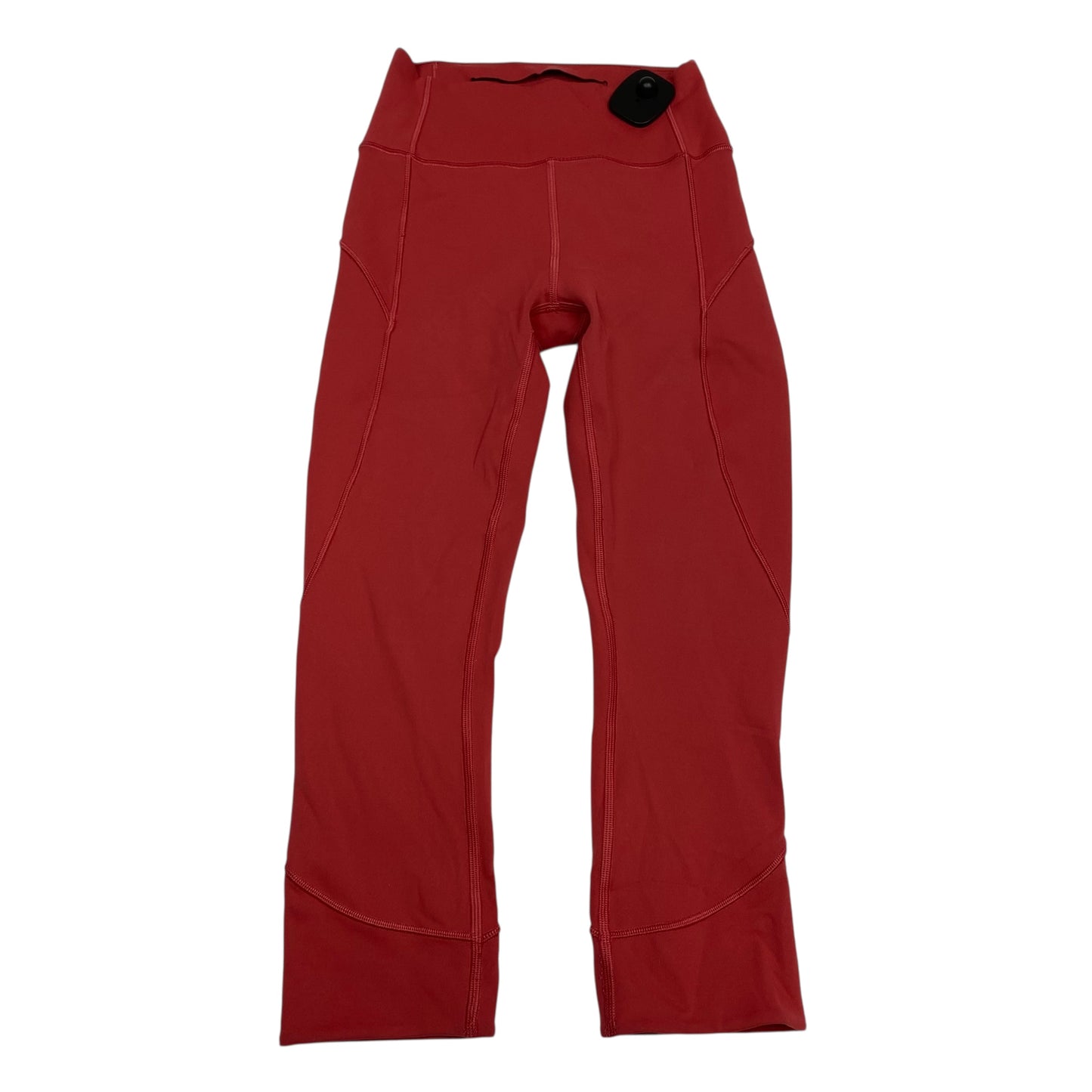 Athletic Leggings By Lululemon In Red, Size:Xs