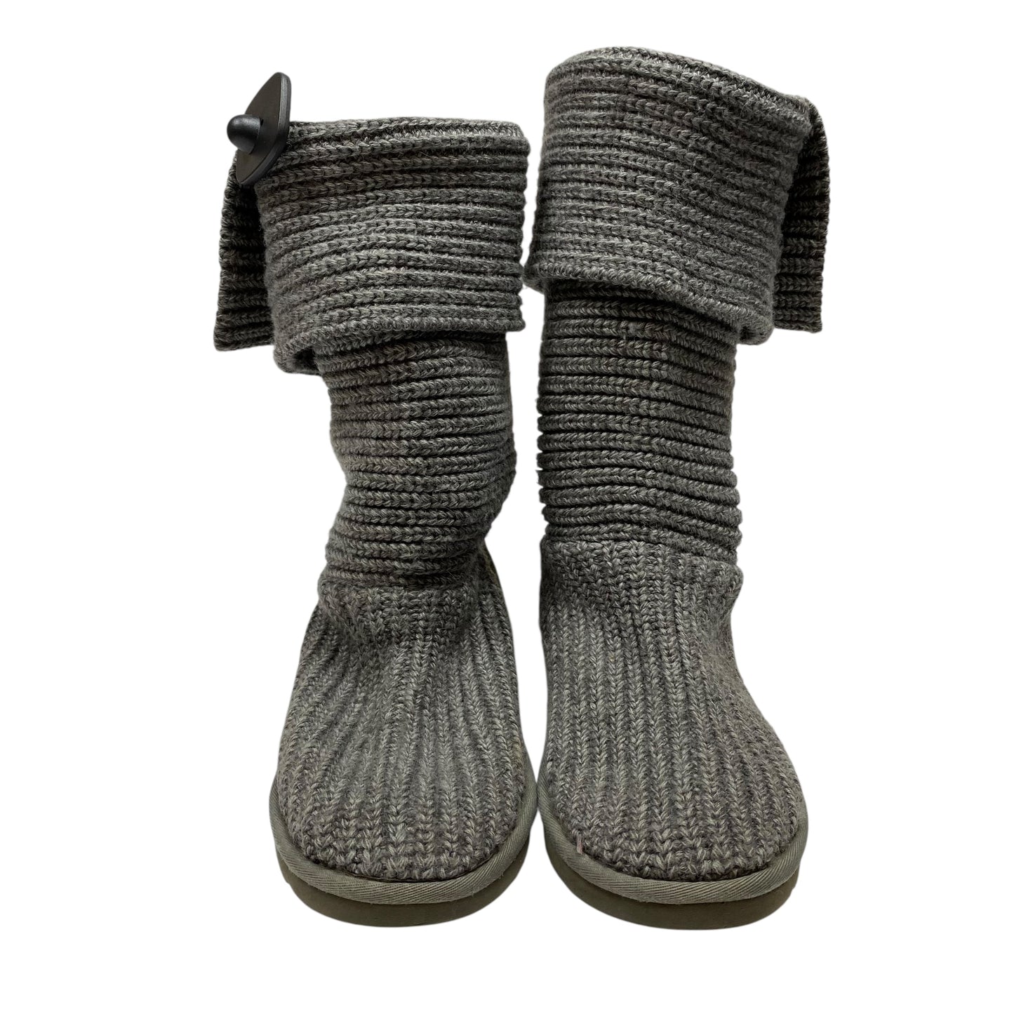 Boots Designer By Ugg In Grey, Size:9