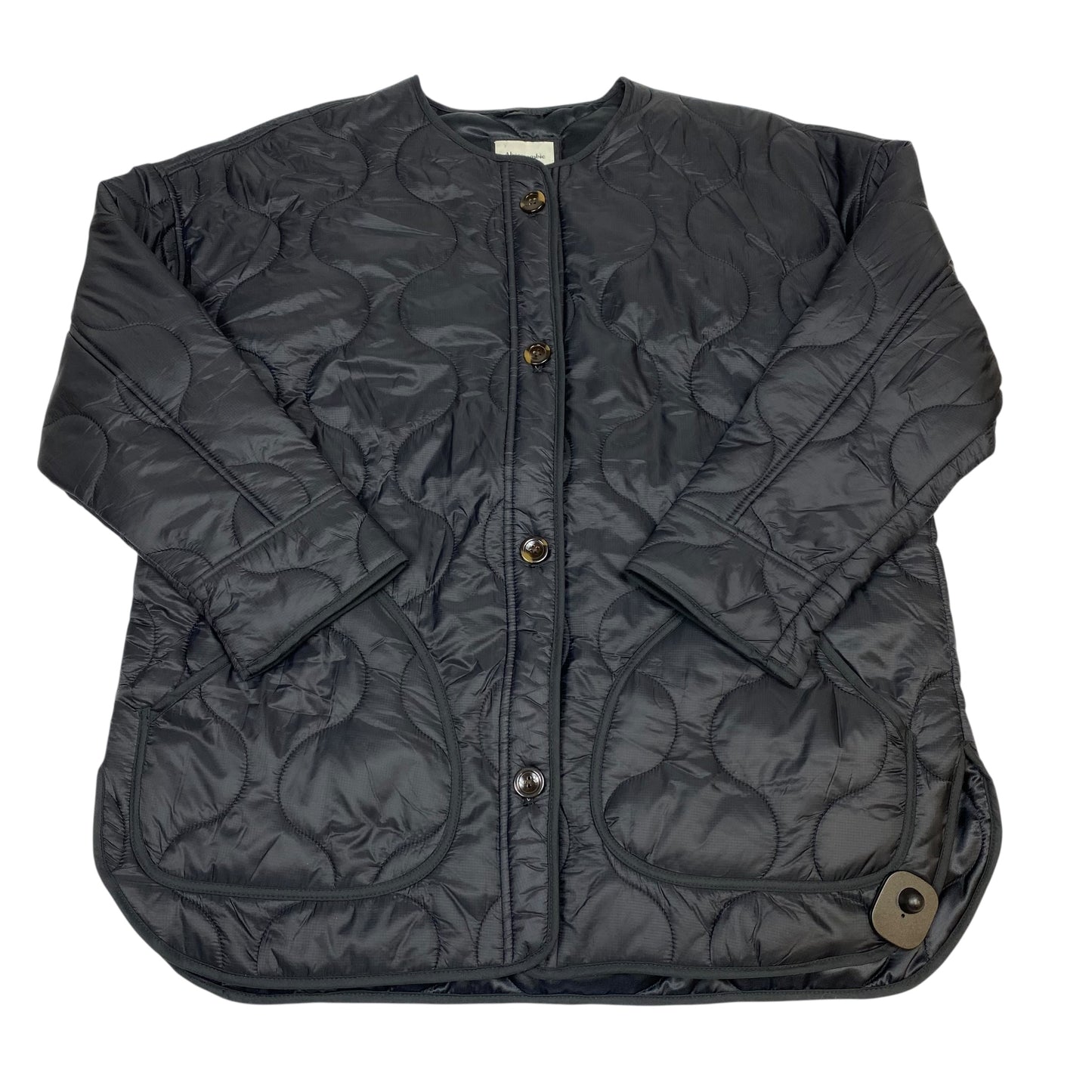 Jacket Puffer & Quilted By Abercrombie And Fitch In Black, Size:M