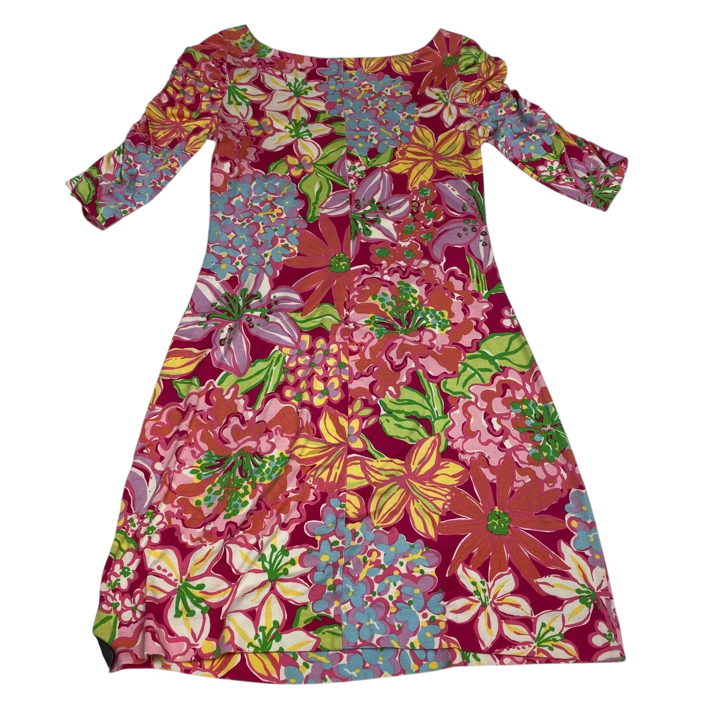 Dress Designer By Lilly Pulitzer In Orange & Pink, Size:S