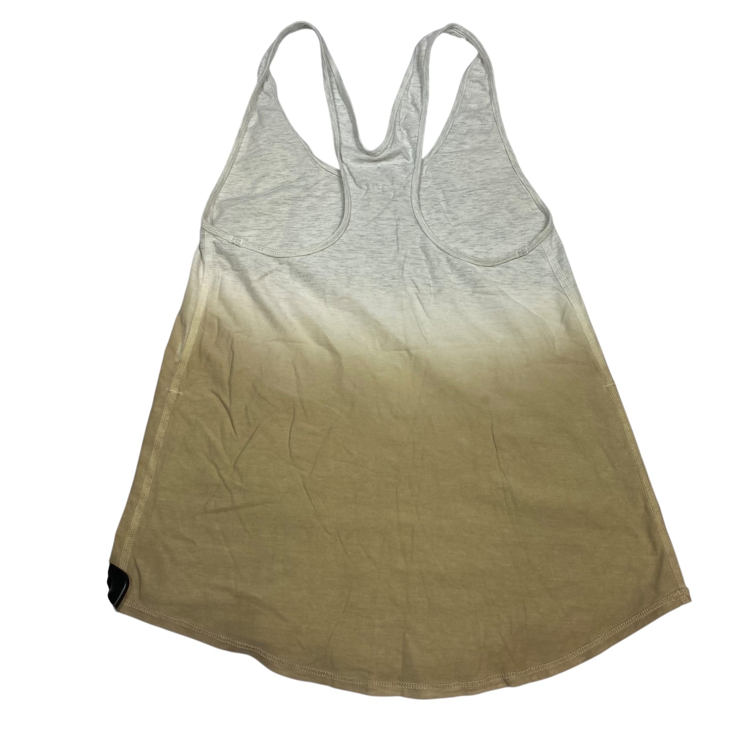Athletic Tank Top By Lululemon In Grey & Tan, Size:S