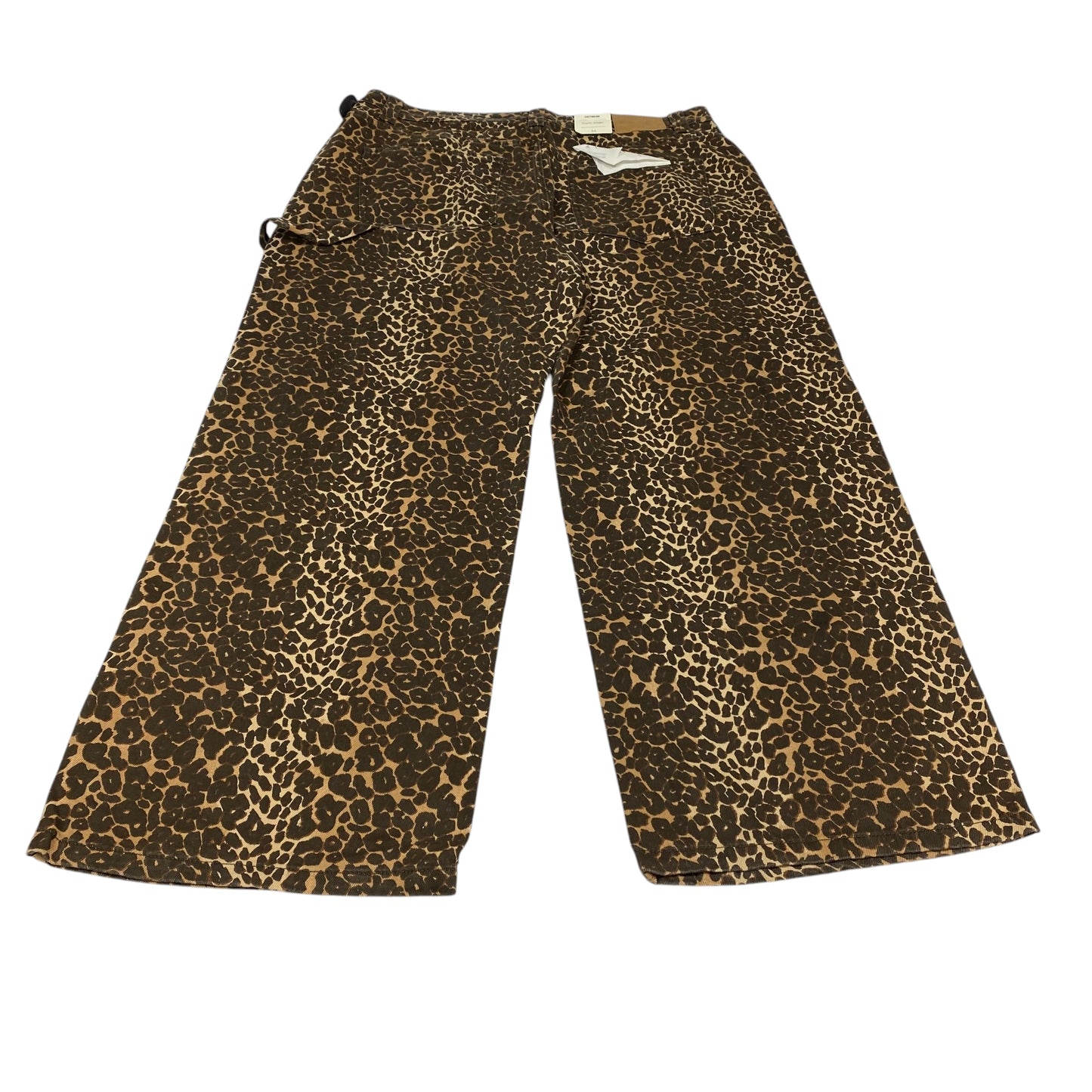 Jeans Wide Leg By Cotton On In Animal Print, Size:12
