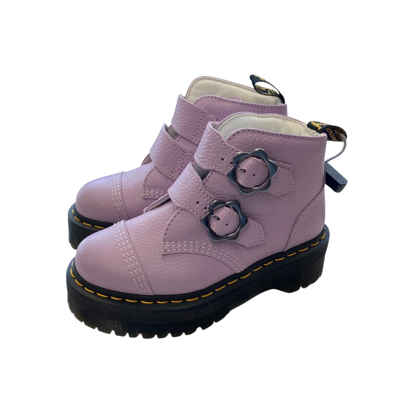 Boots Designer By Dr Martens In Purple, Size:5