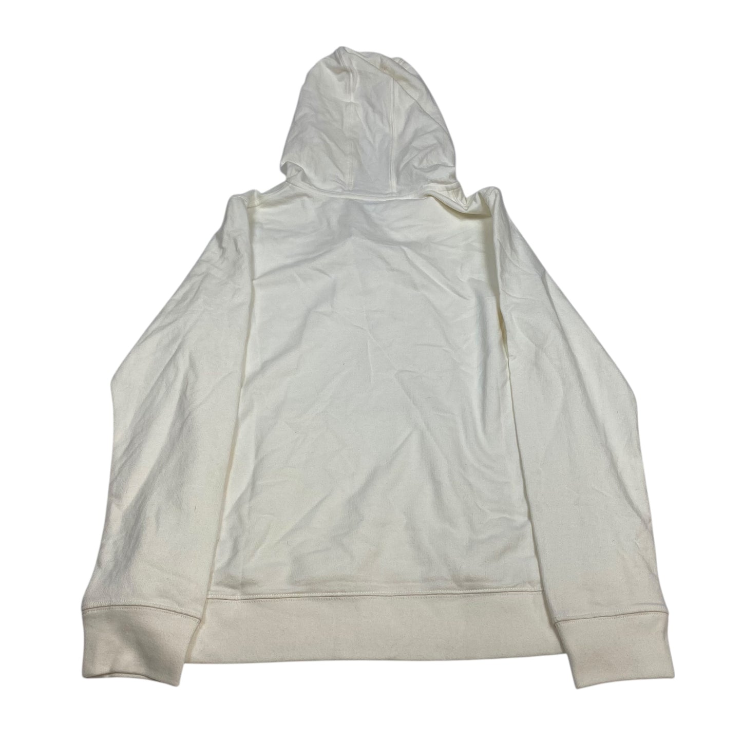 Sweatshirt Hoodie By J. Crew In Cream, Size:M