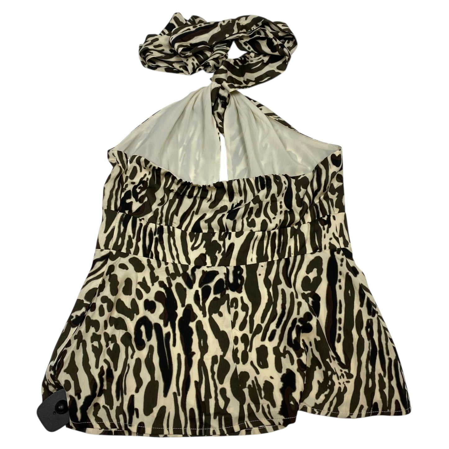 Top Sleeveless By Banana Republic In Animal Print, Size:S