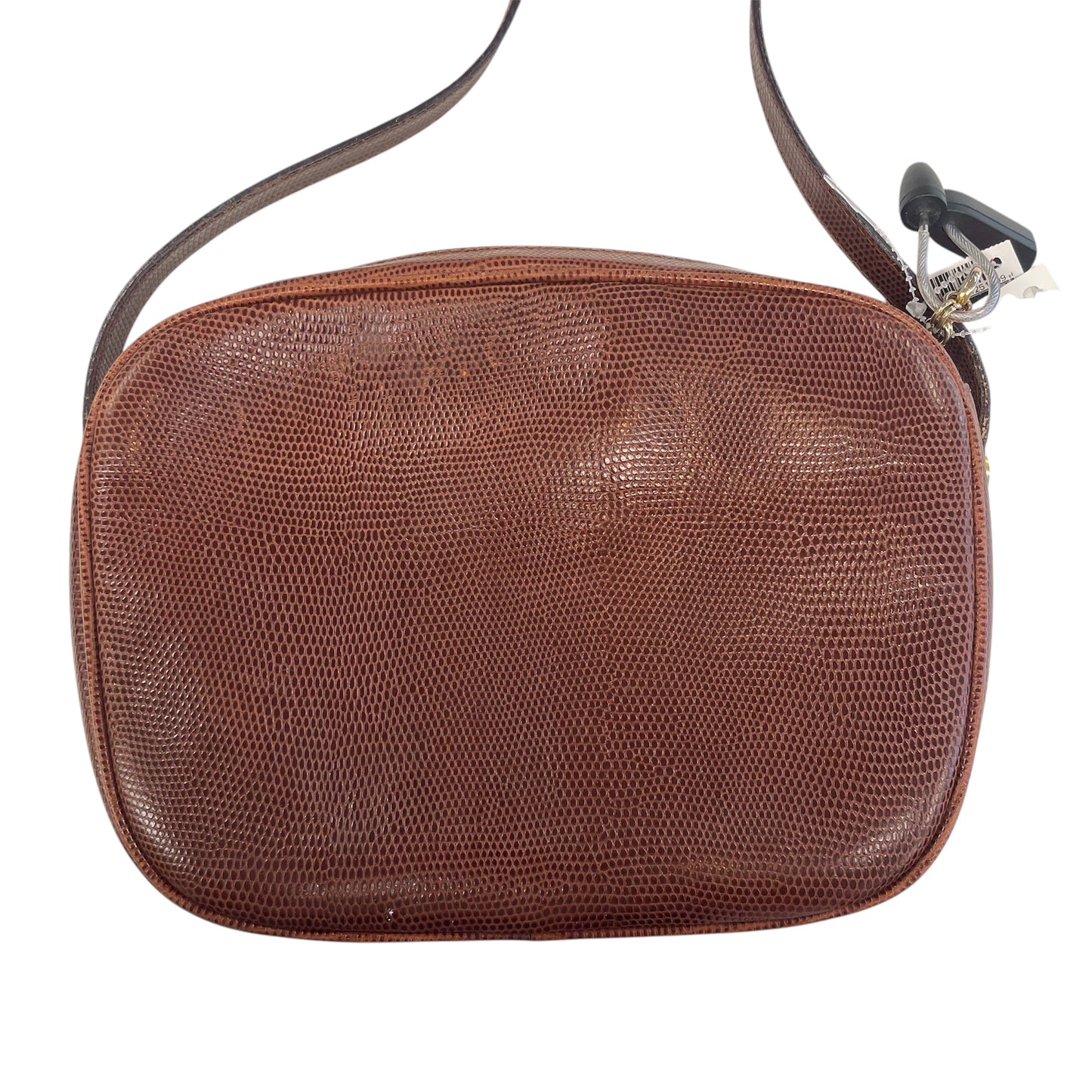 Crossbody Luxury Designer By Ferragamo In Brown, Size:Small