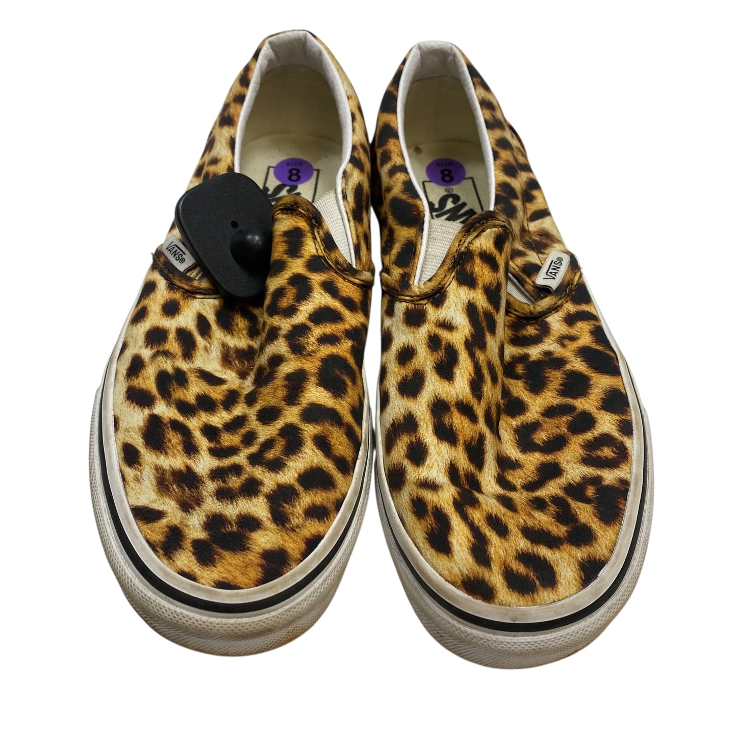 Shoes Flats By Vans In Leopard Print, Size:8