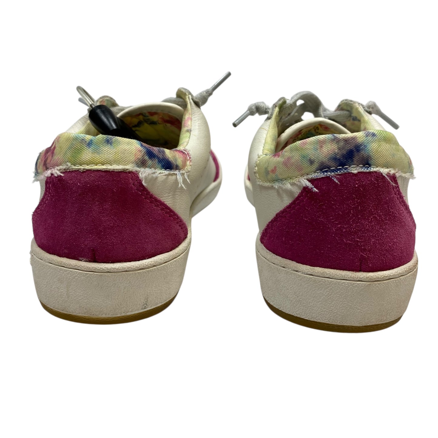Shoes Sneakers By Vintage Havana In Cream & Pink, Size:7.5