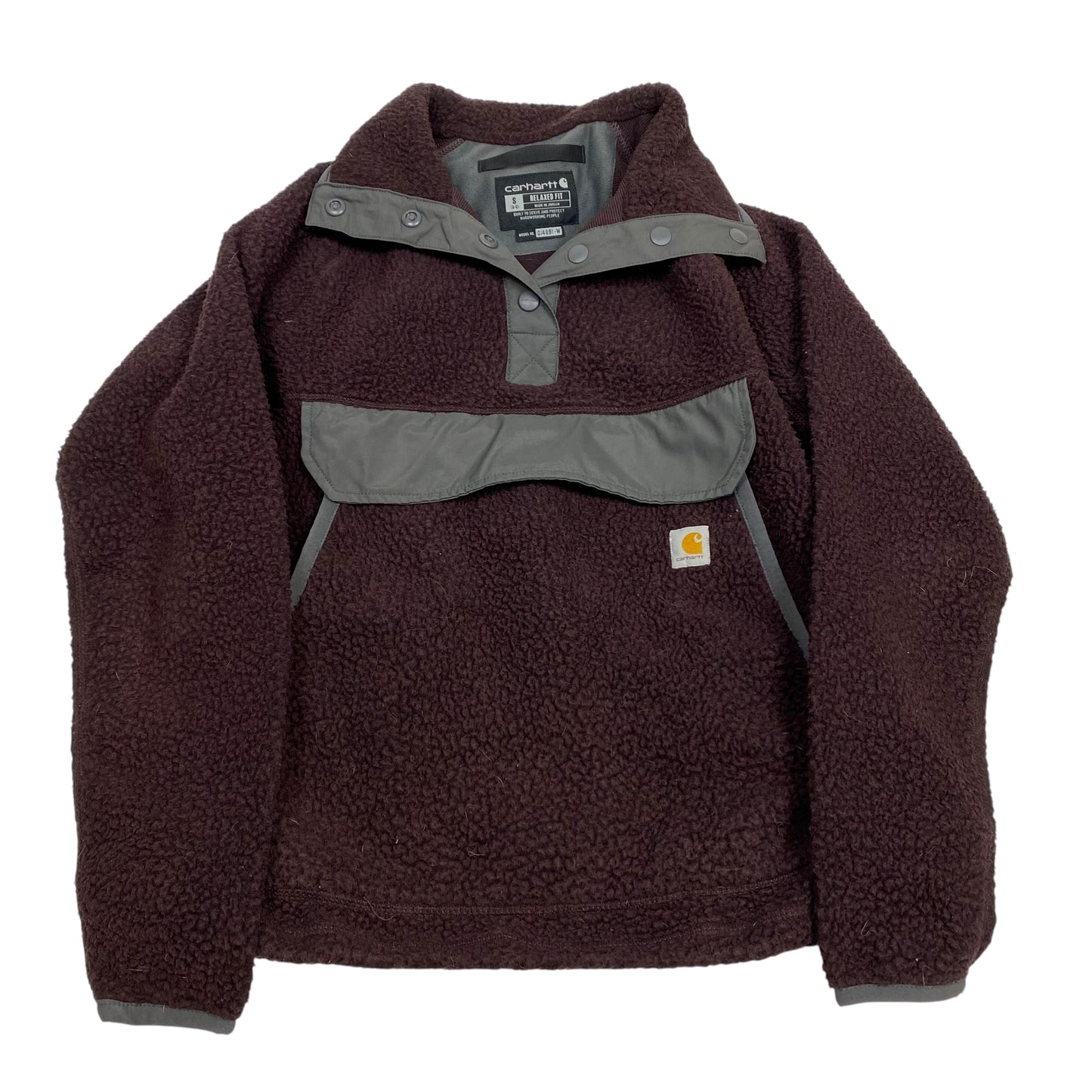 Jacket Fleece By Carhartt In Red, Size:S