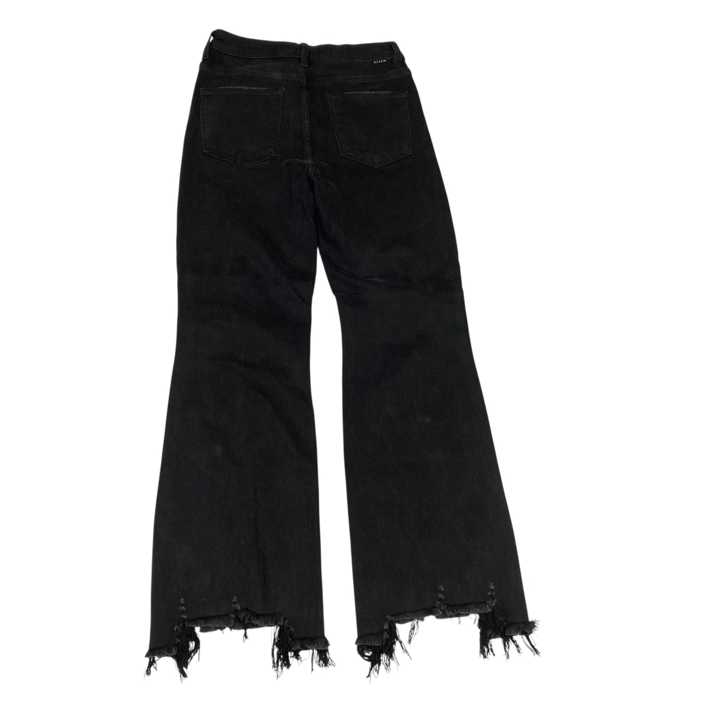 Jeans Flared By Risen In Black Denim, Size:6