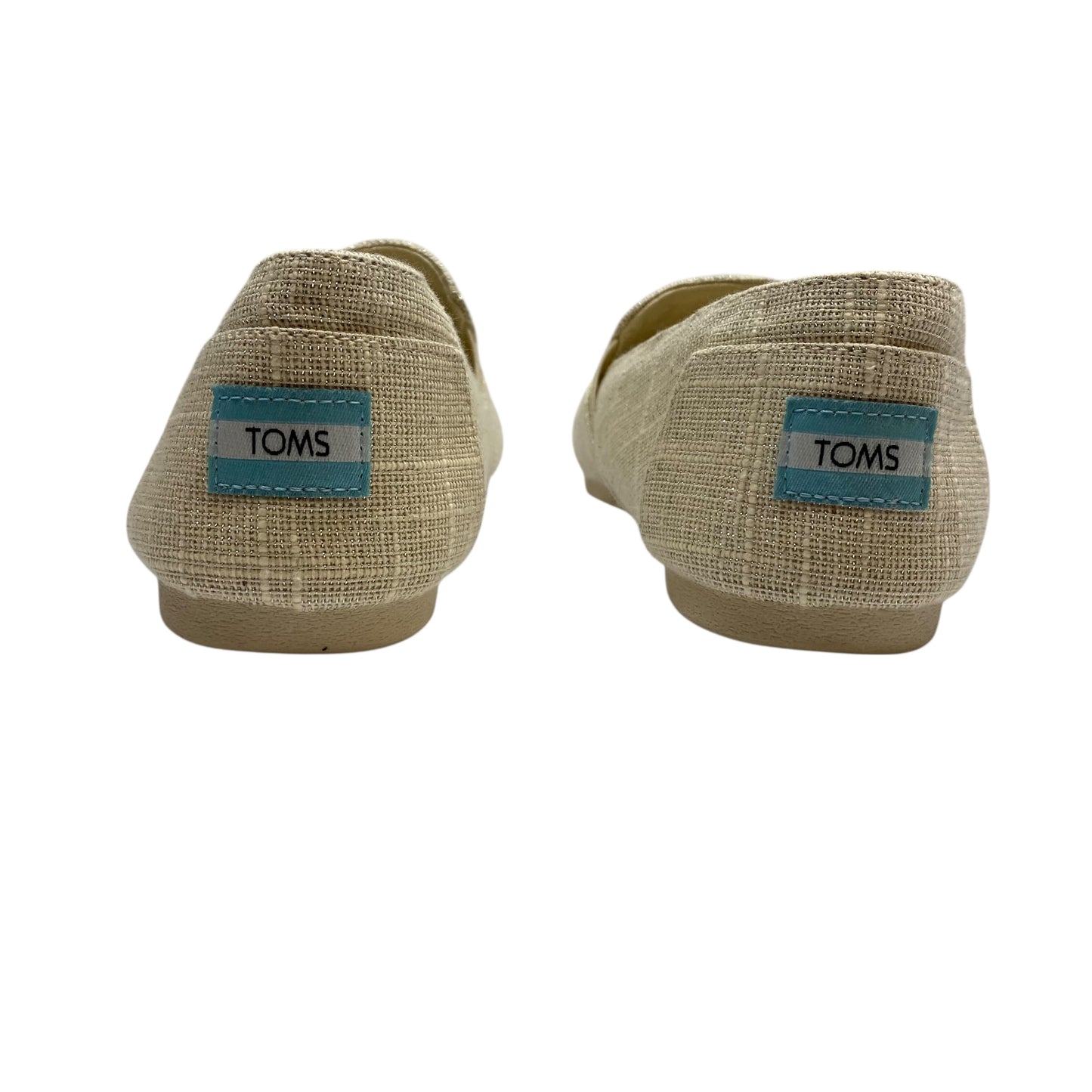 Shoes Flats By Toms In Cream, Size:11