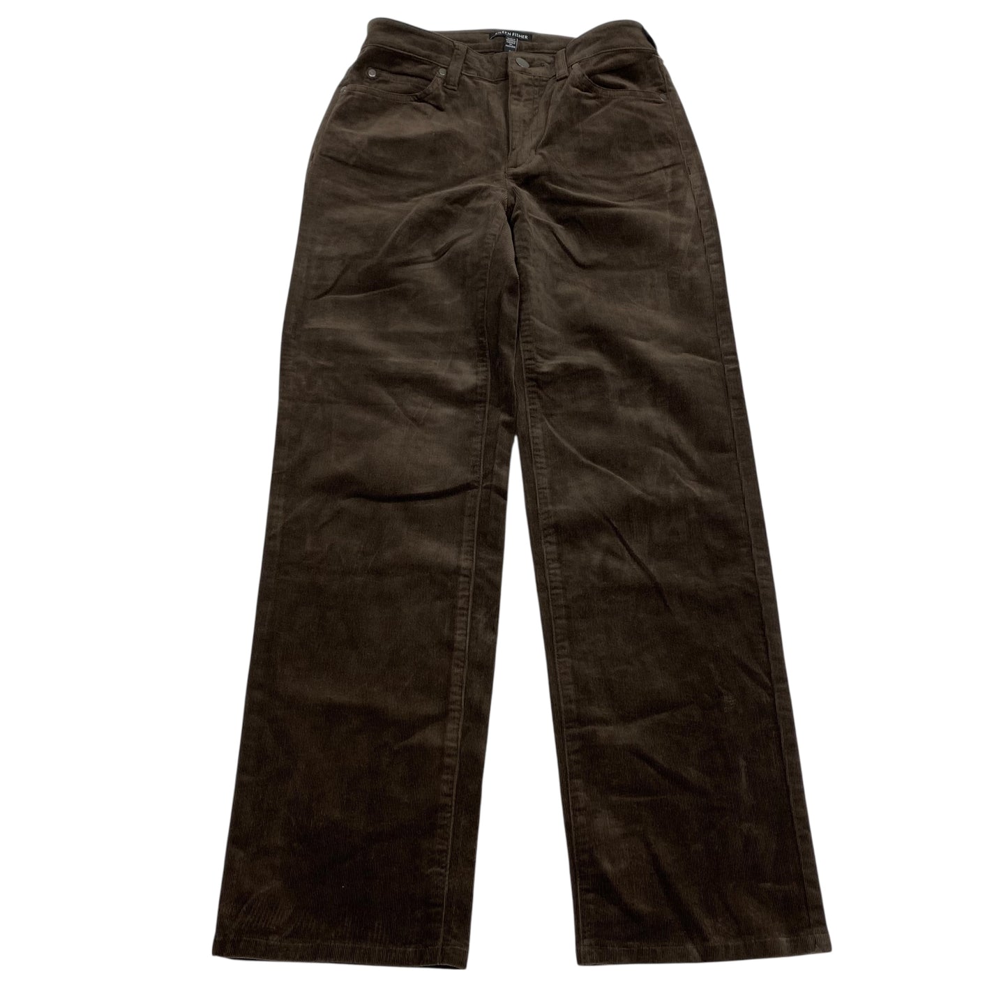 Pants Corduroy By Eileen Fisher In Brown, Size:0