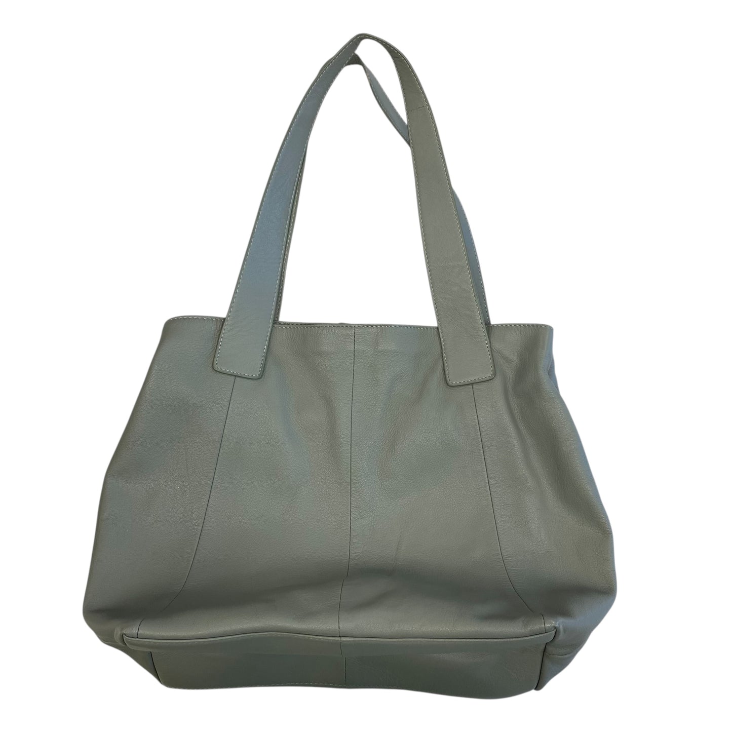Handbag Leather By Lucky Brand In Green, Size:Medium