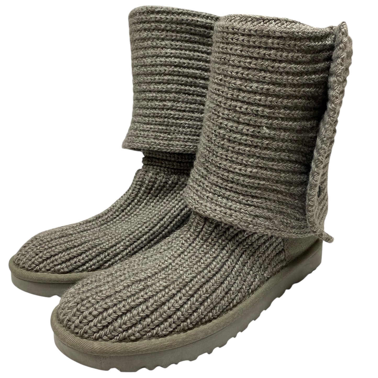 Boots Designer By Ugg In Grey, Size:8