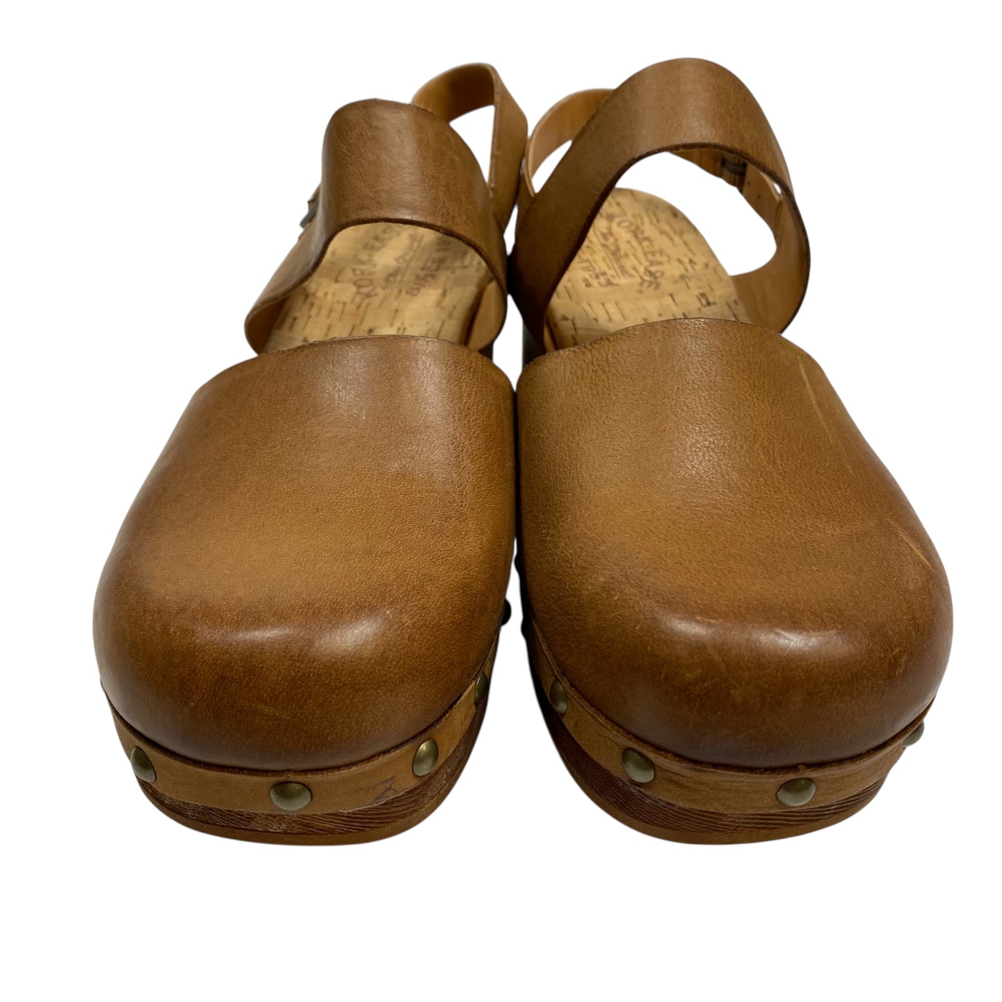 Shoes Heels Block By Kork Ease In Brown, Size:8