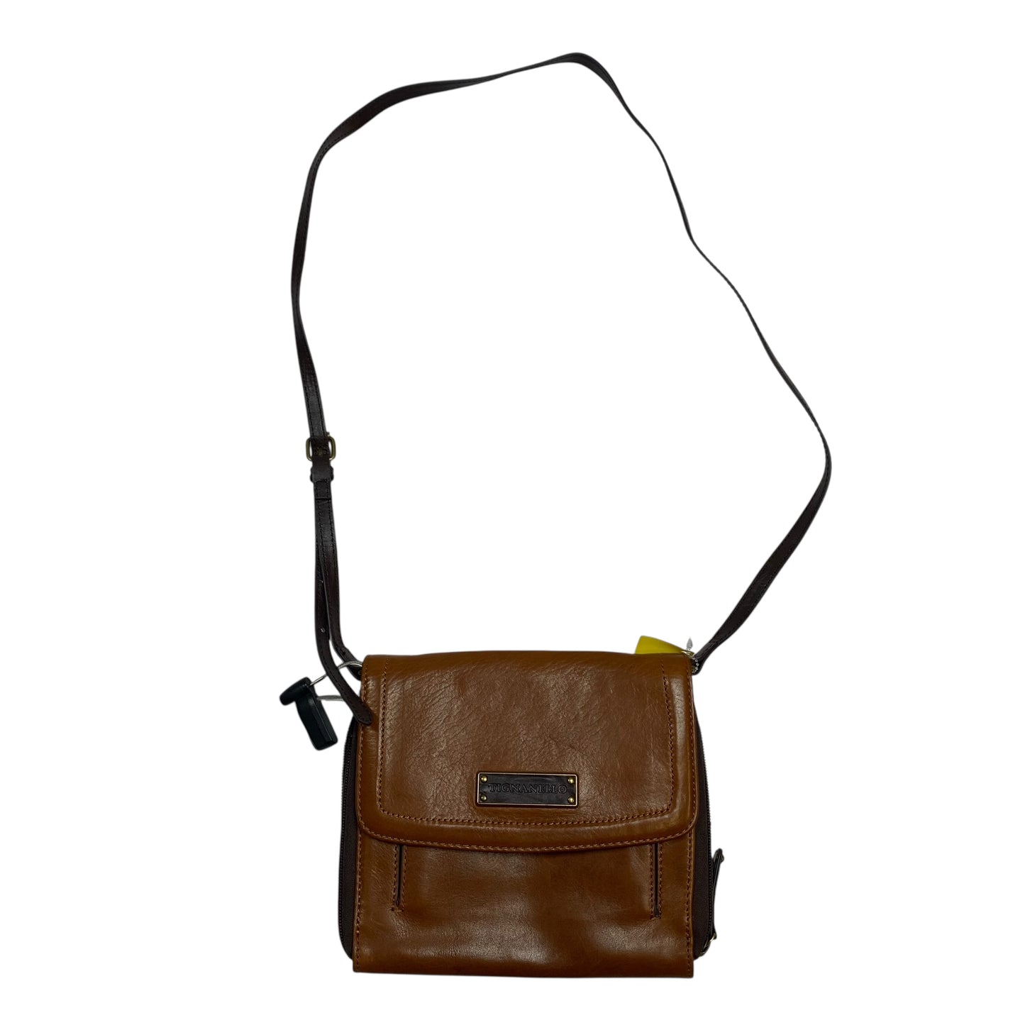 Crossbody Leather By Tignanello Purses In Brown, Size:Small