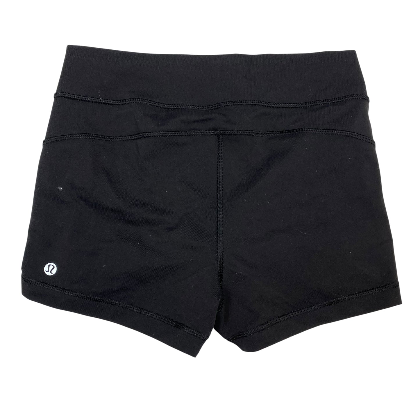 Athletic Shorts Designer By Lululemon In Black, Size:Xs