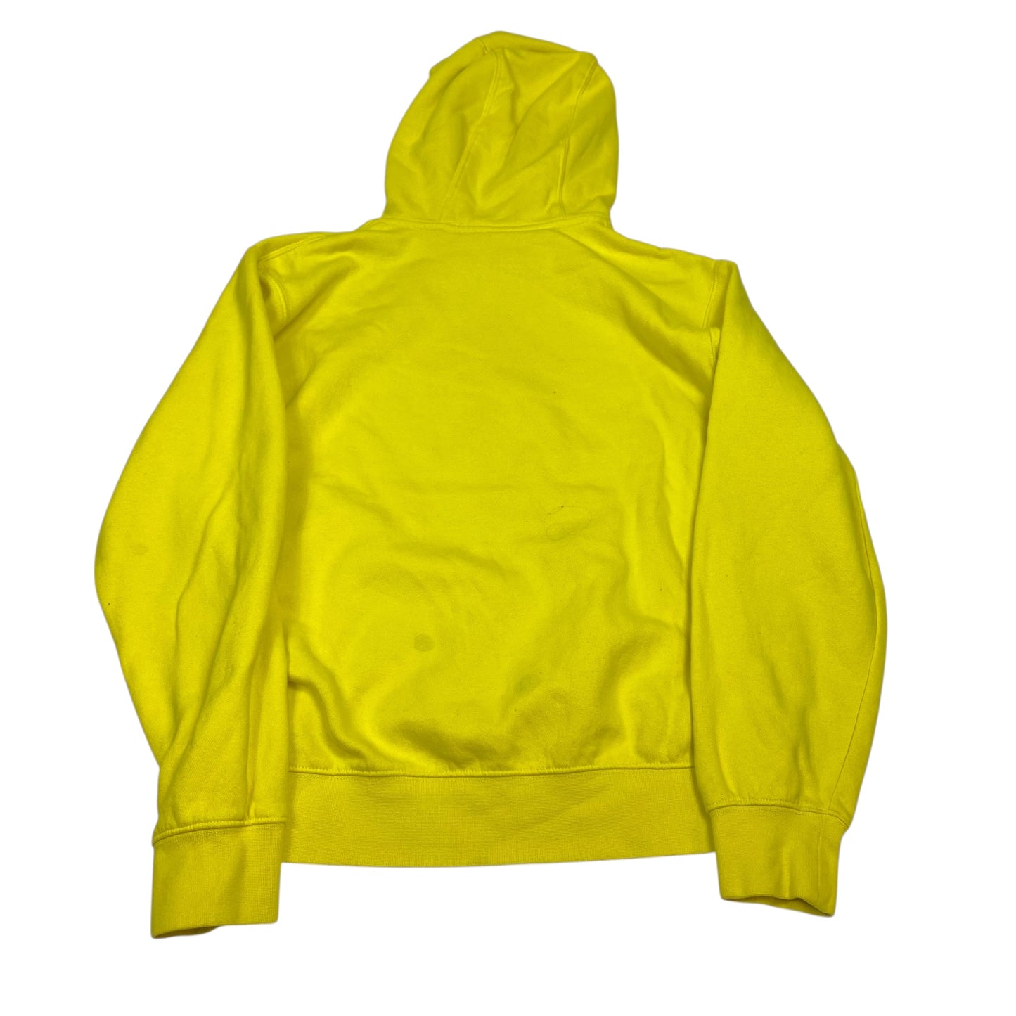 Athletic Sweatshirt Hoodie By Nike Apparel In Yellow, Size:S