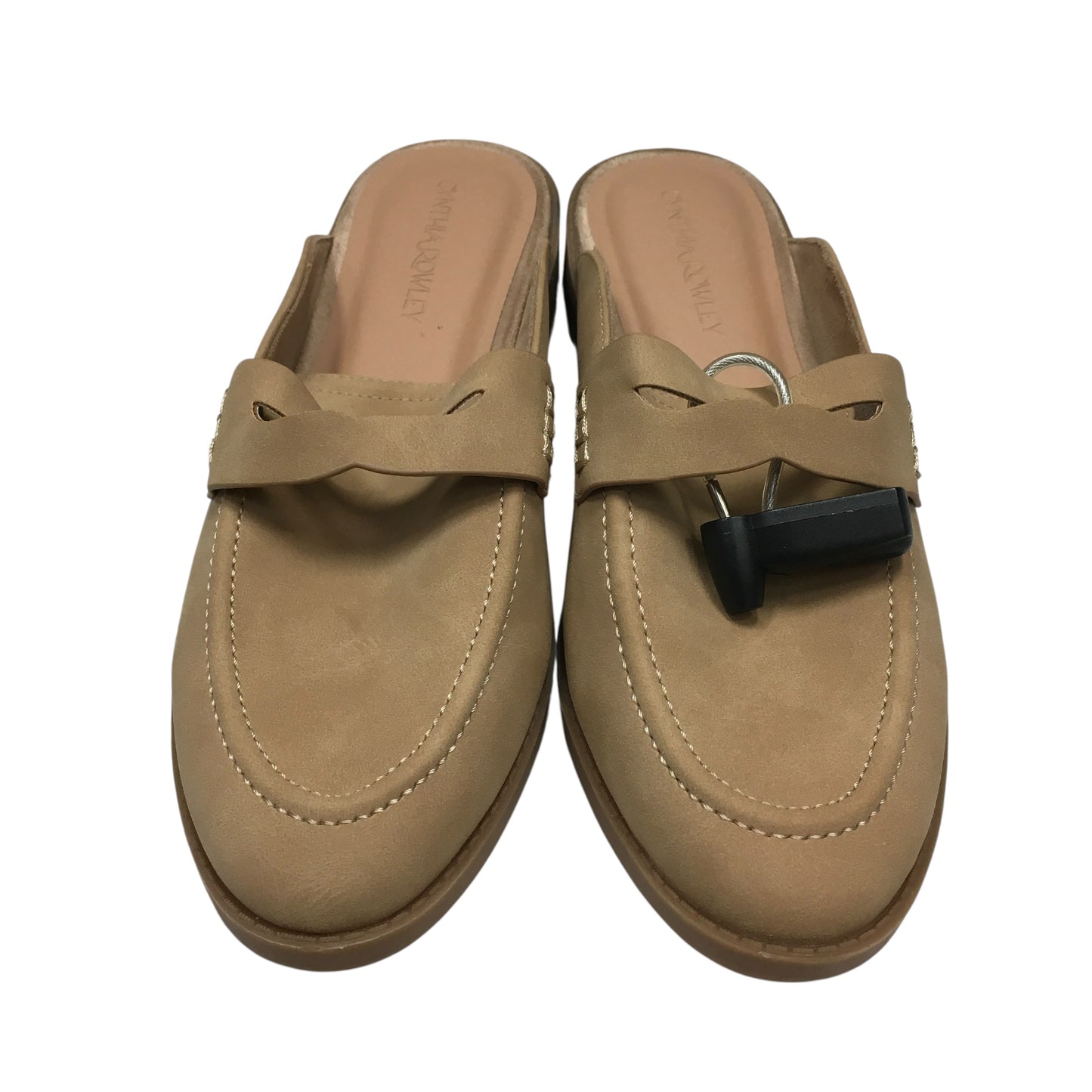 Shoes Flats By Cynthia Rowley In Tan, Size:8.5