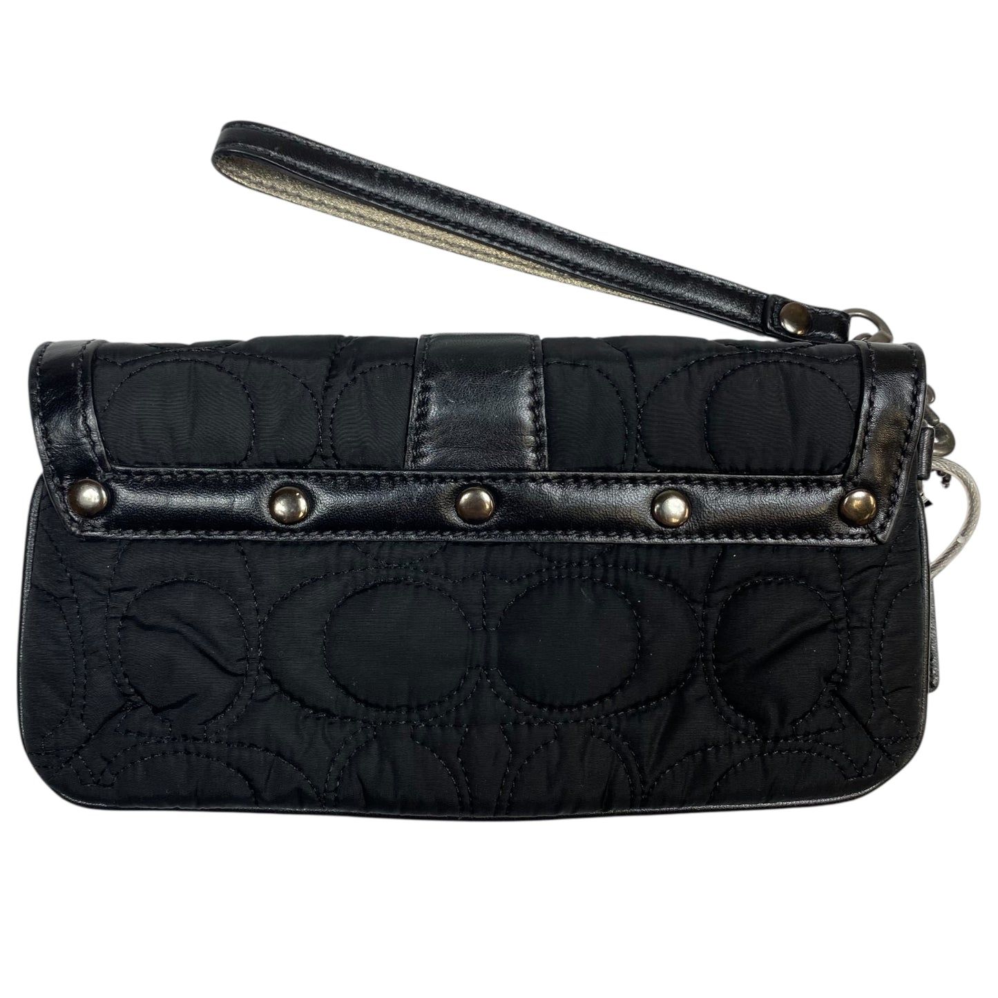 Wristlet Designer By Coach In Black, Size:Medium