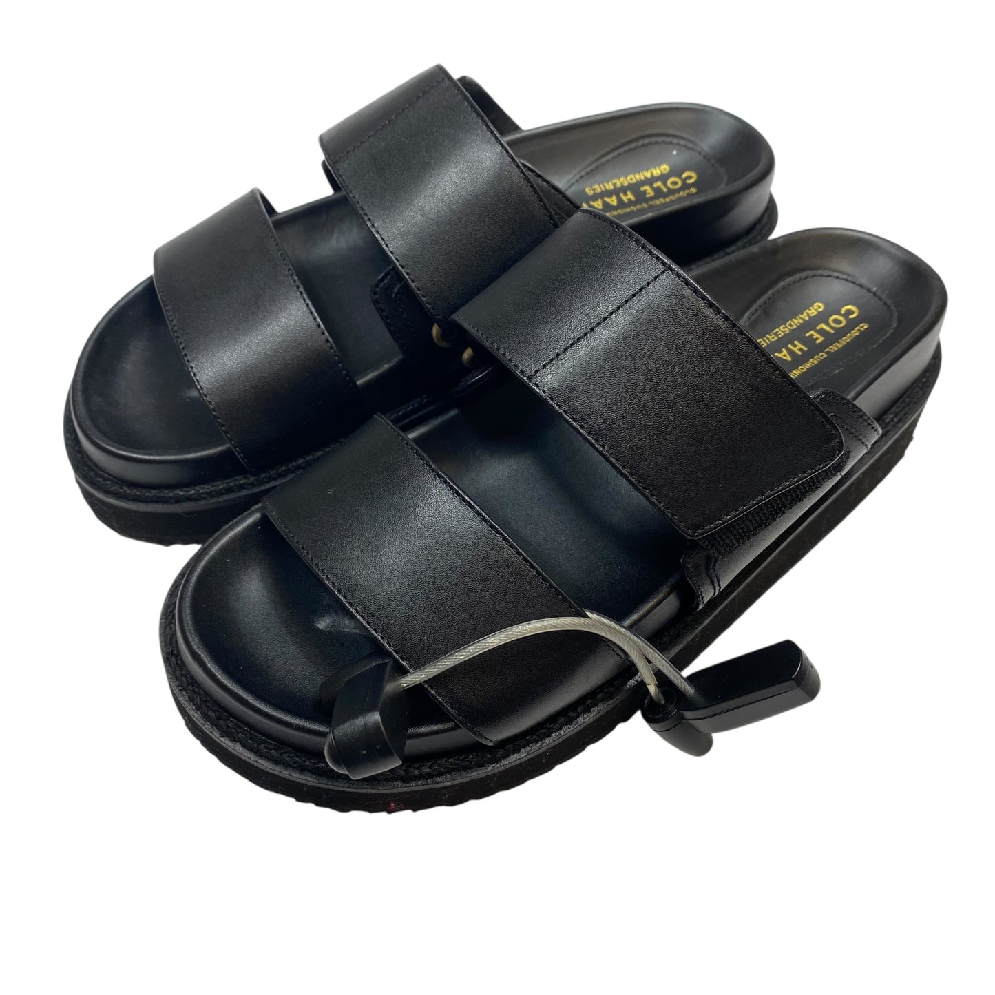 Sandals Designer By Cole-Haan In Black, Size:6