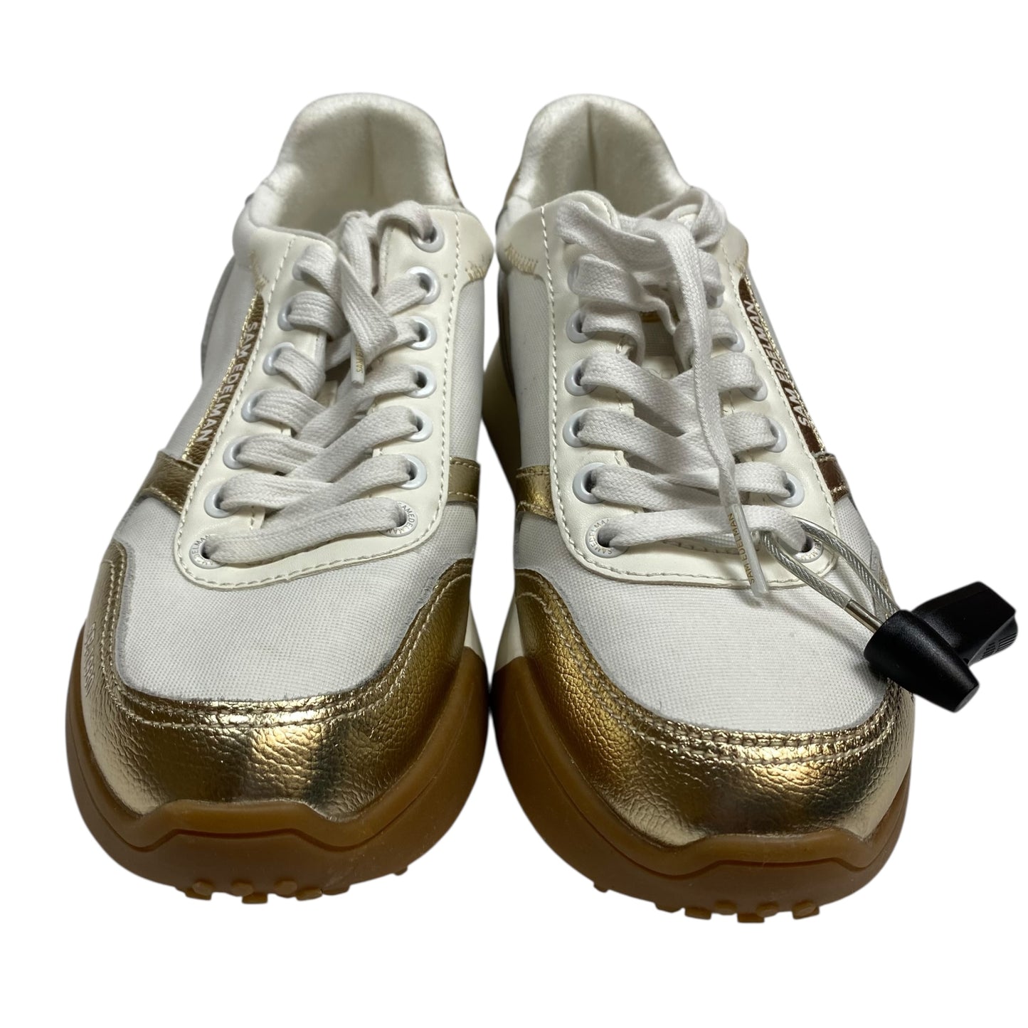 Shoes Sneakers By Sam Edelman In Gold & White, Size:8