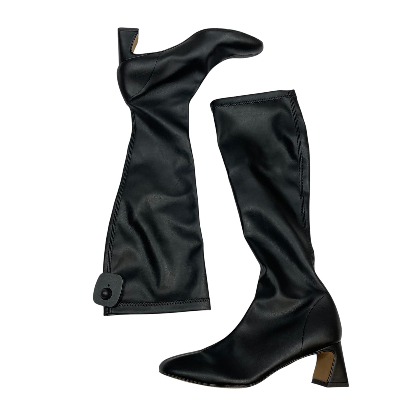 Boots Ankle Heels By Maeve In Black, Size:6.5