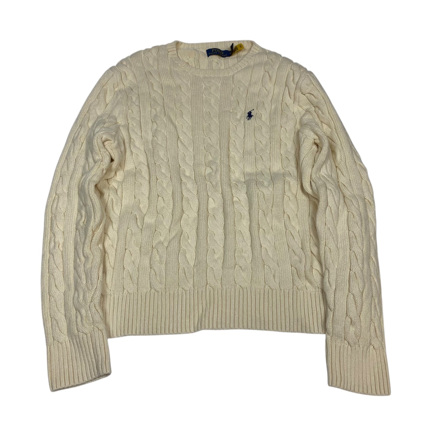 Sweater By Polo Ralph Lauren In Cream, Size:L