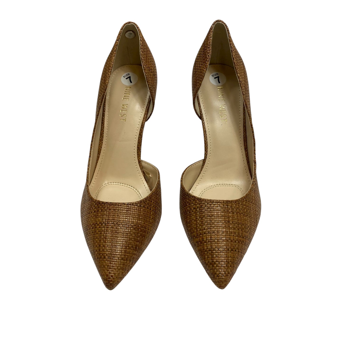 Shoes Heels Stiletto By Nine West In Brown, Size:7
