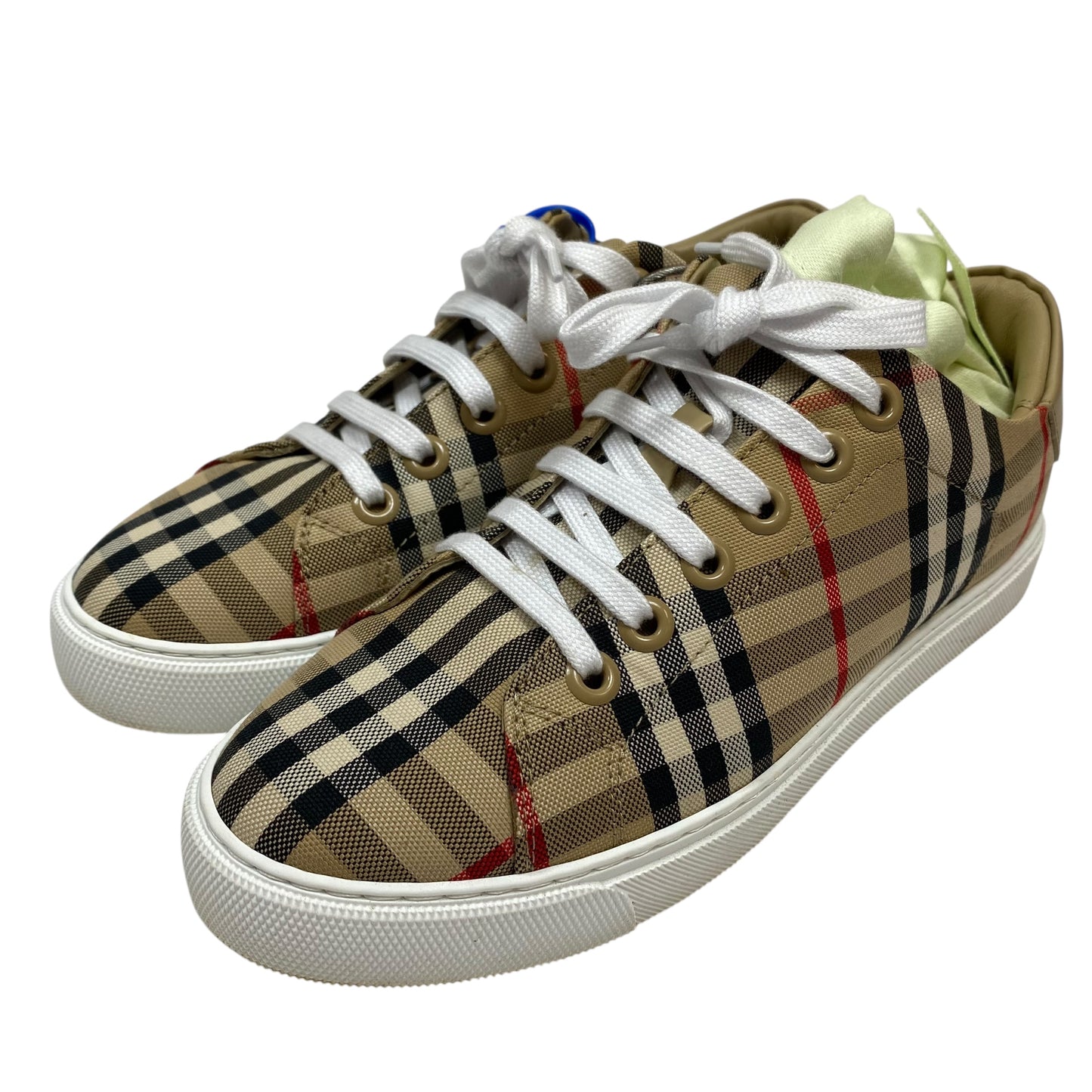 Shoes Luxury Designer By Burberry In Brown, Size:8