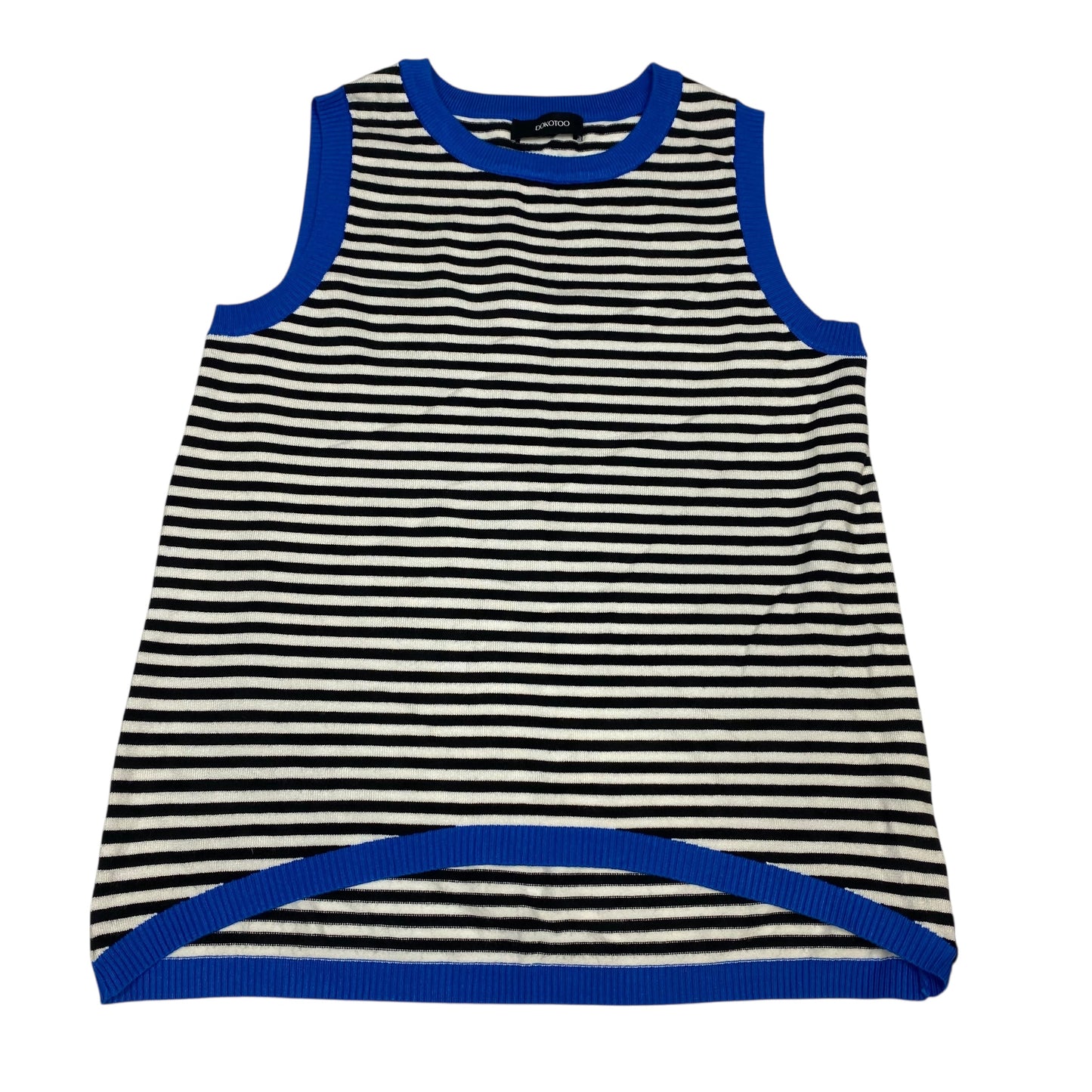 TOP SLEEVELESS by Dokotoo in BLACK & BLUE, Size:So
