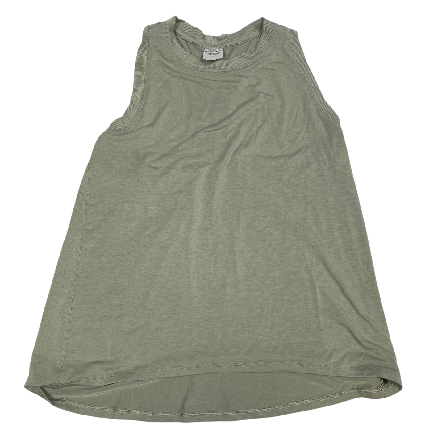 Athletic Tank Top By Athleta In Green, Size:Xs