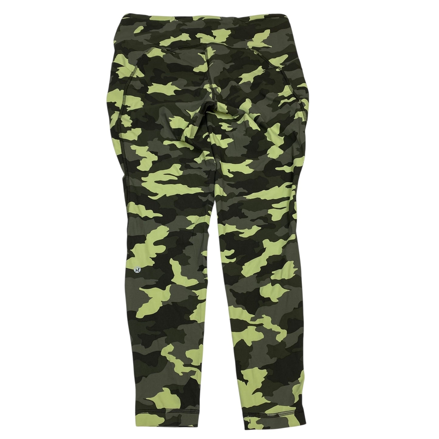 Athletic Leggings By Lululemon In Camouflage Print, Size:L