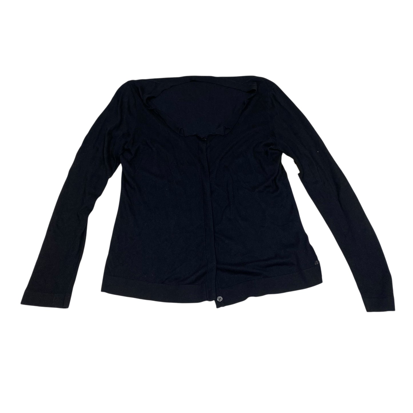 Cardigan By Tahari By Arthur Levine In Black, Size:S
