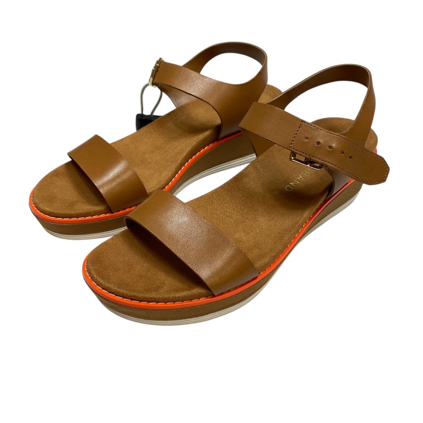 Sandals Designer By Cole-Haan In Brown, Size:8.5
