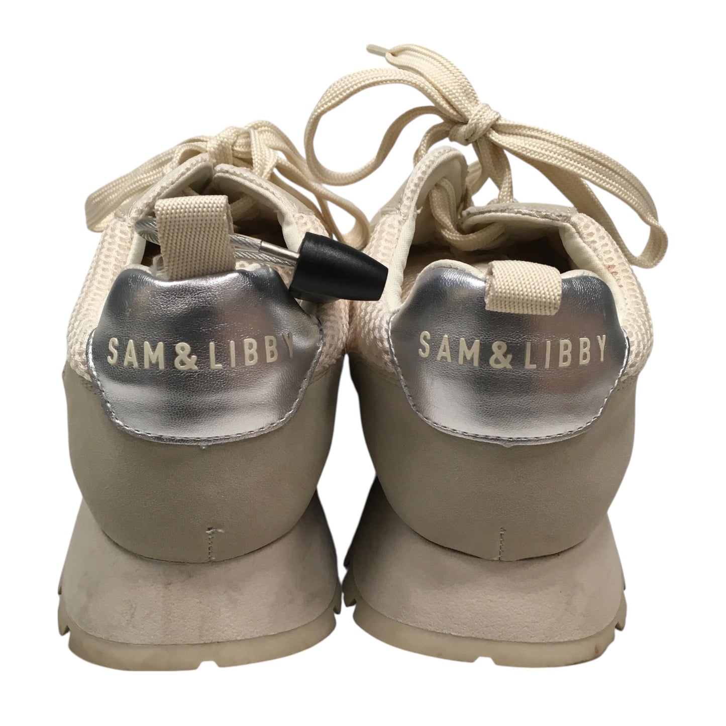 Shoes Sneakers By Sam And Libby In Cream, Size:7.5