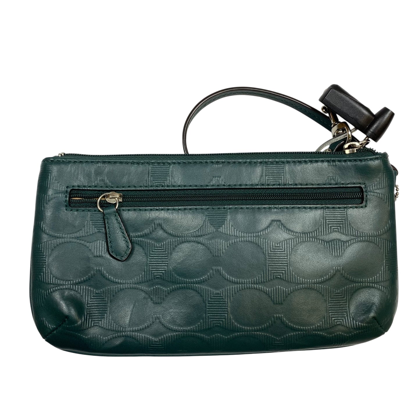 Wristlet Designer By Coach In Green, Size:Medium