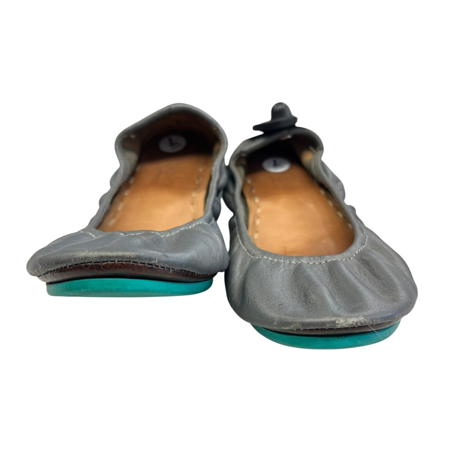 Shoes Flats By Tieks In Silver, Size:7