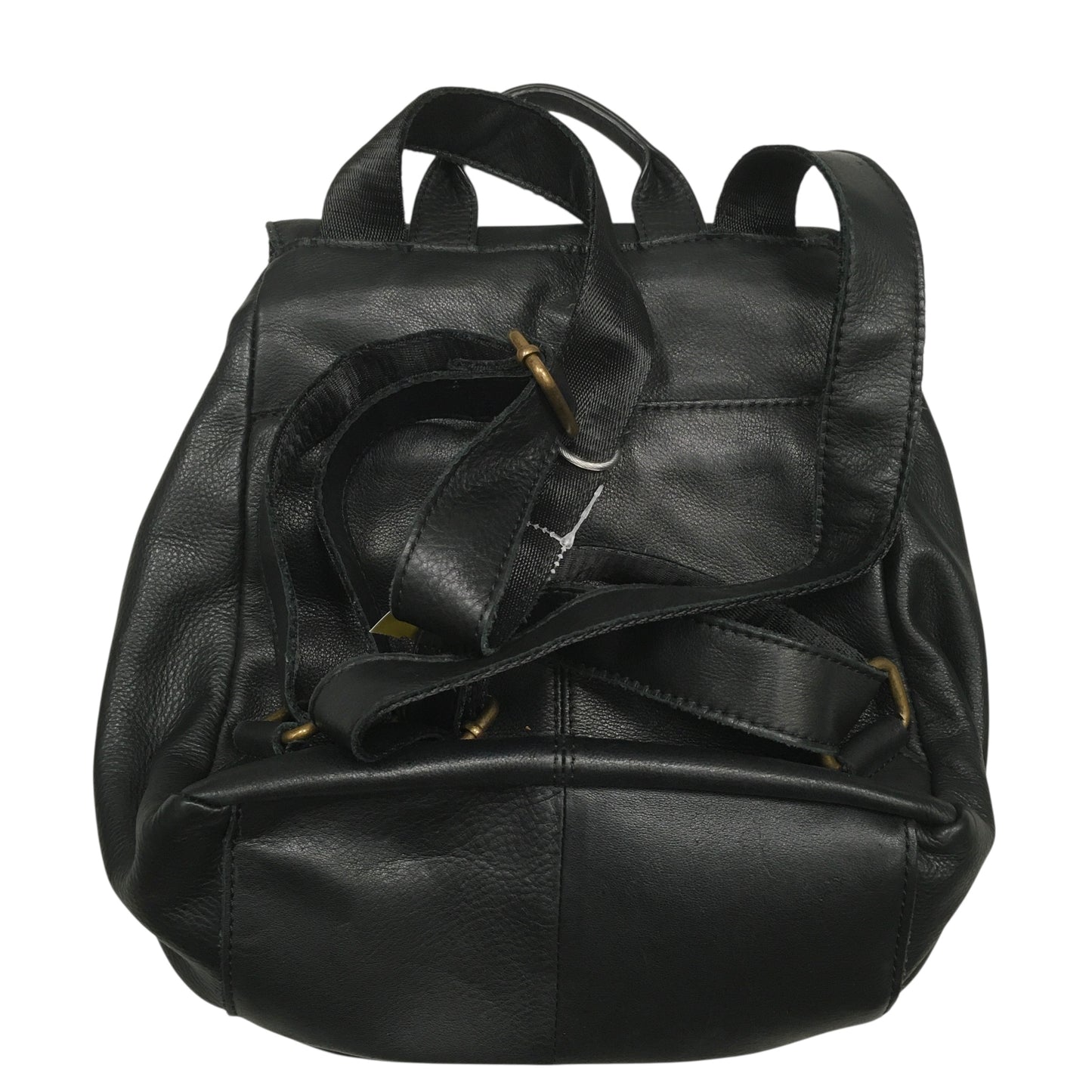 Backpack Leather By American Leather Co In Black, Size:Medium