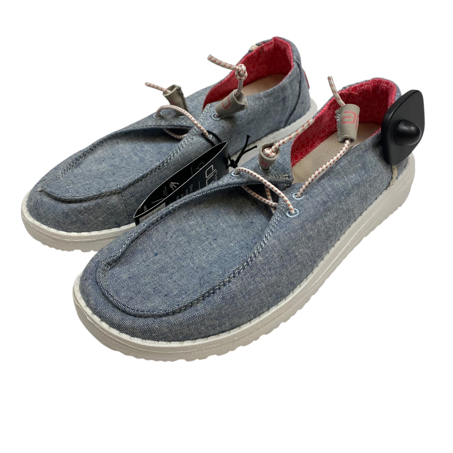 Shoes Flats By Hey Dude In Blue, Size:7