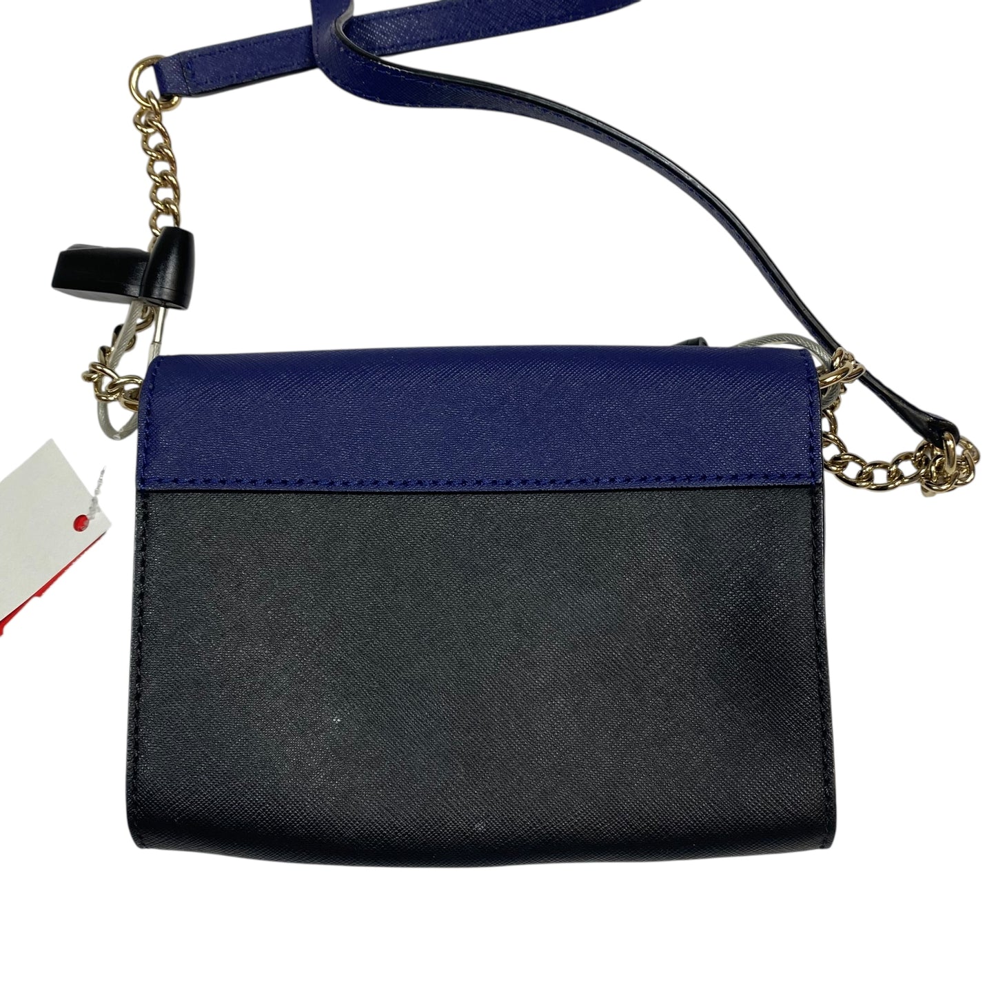 Crossbody Designer By Kate Spade In Black & Blue, Size:Small