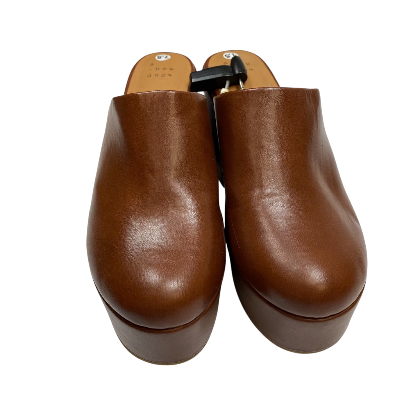 Shoes Heels Block By A New Day In Brown, Size:7.5