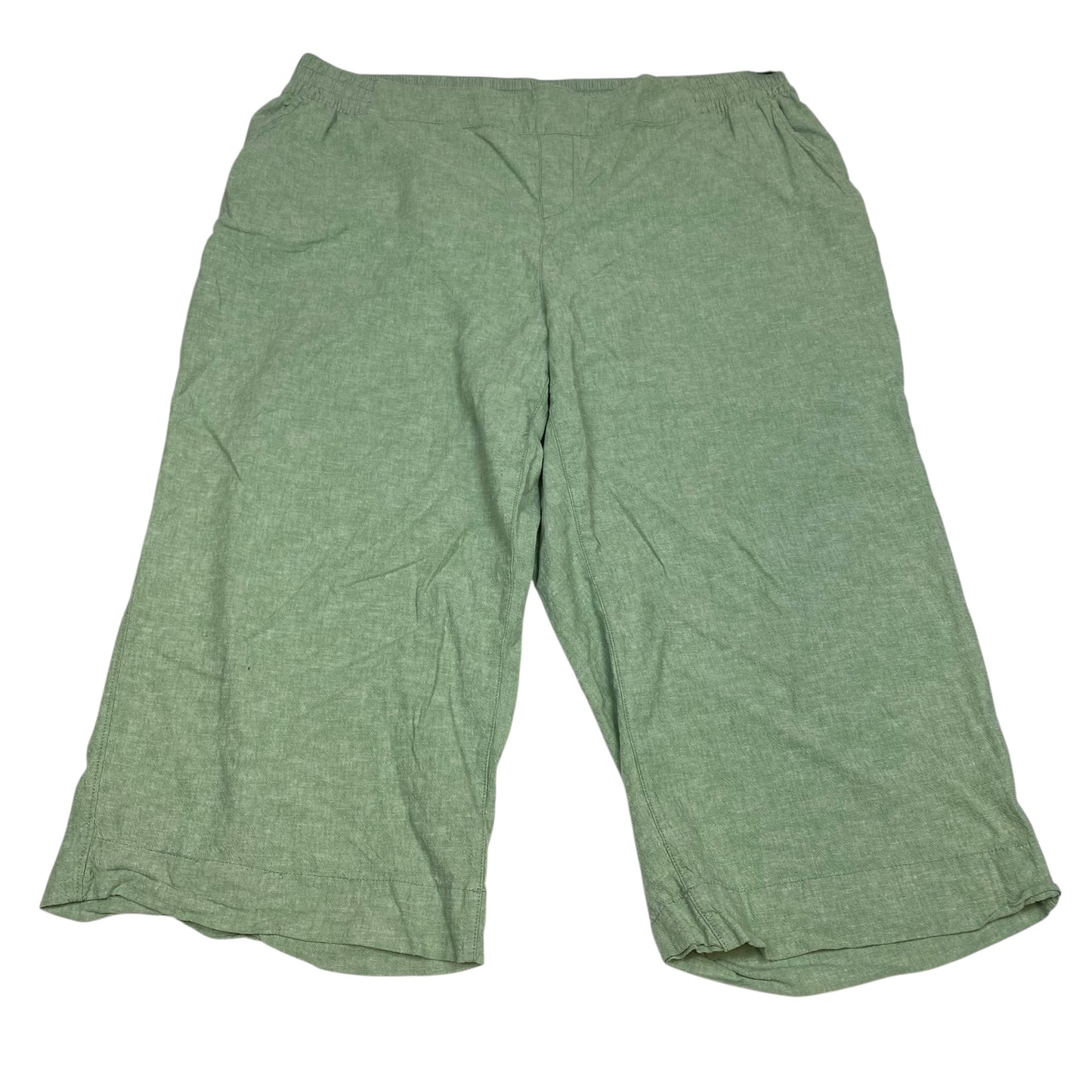 Pants Linen By Lane Bryant In Green, Size:22