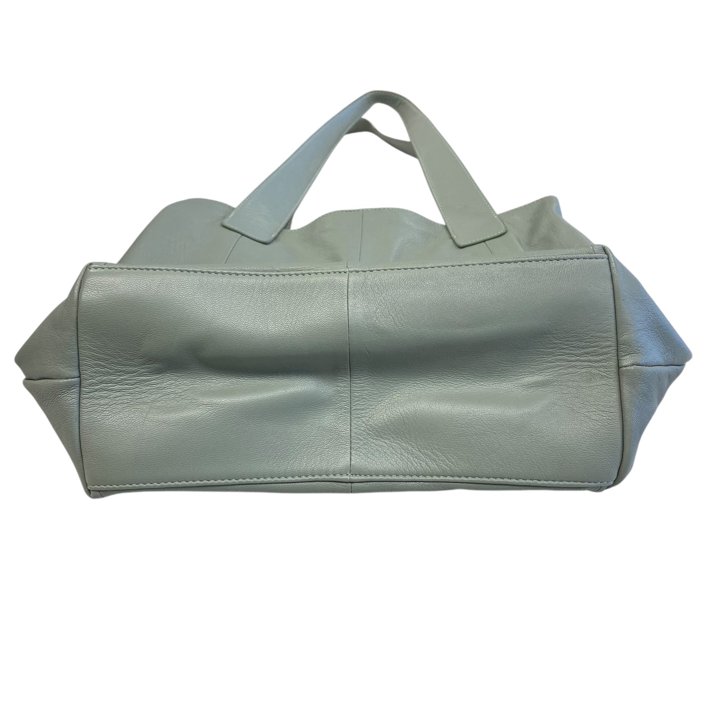 Handbag Leather By Lucky Brand In Green, Size:Medium