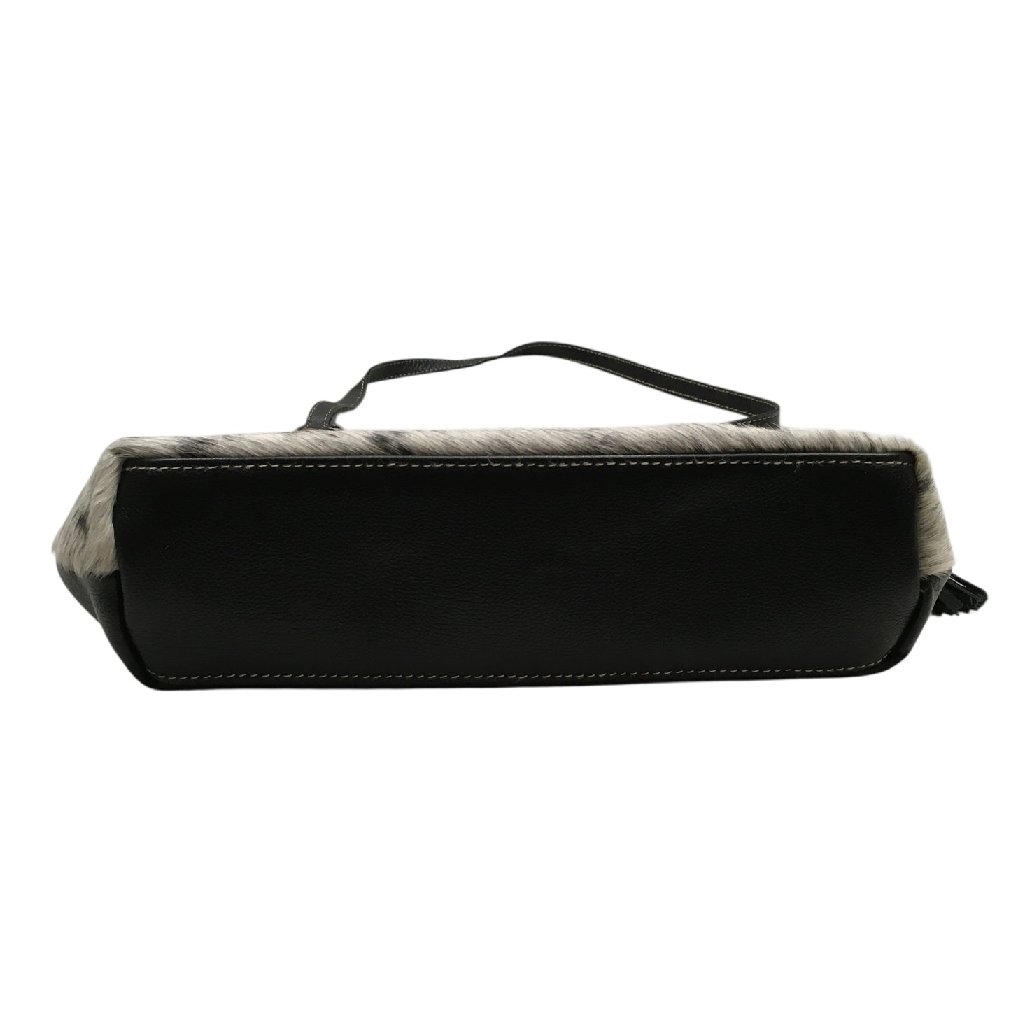 Crossbody By Myra In Black & Grey, Size:Medium