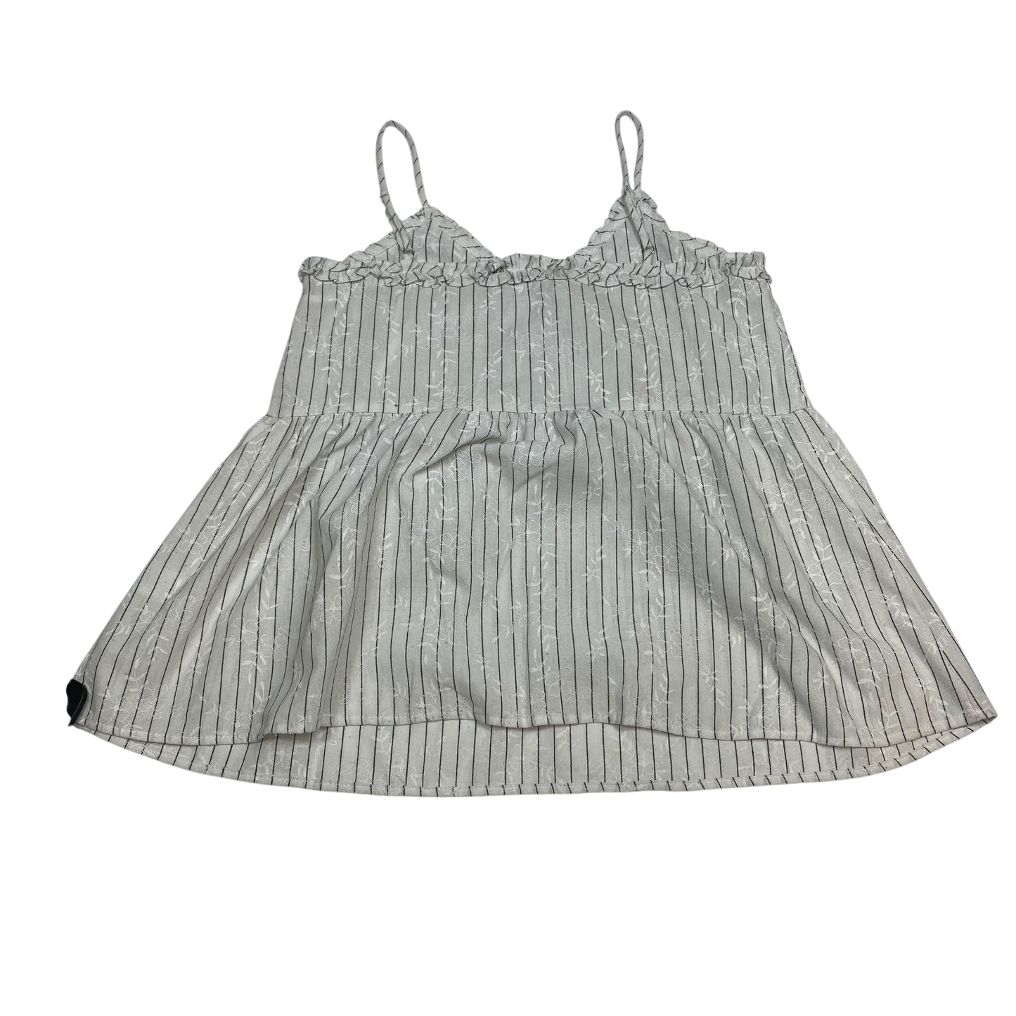 Top Sleeveless By Doe & Rae In White, Size:S