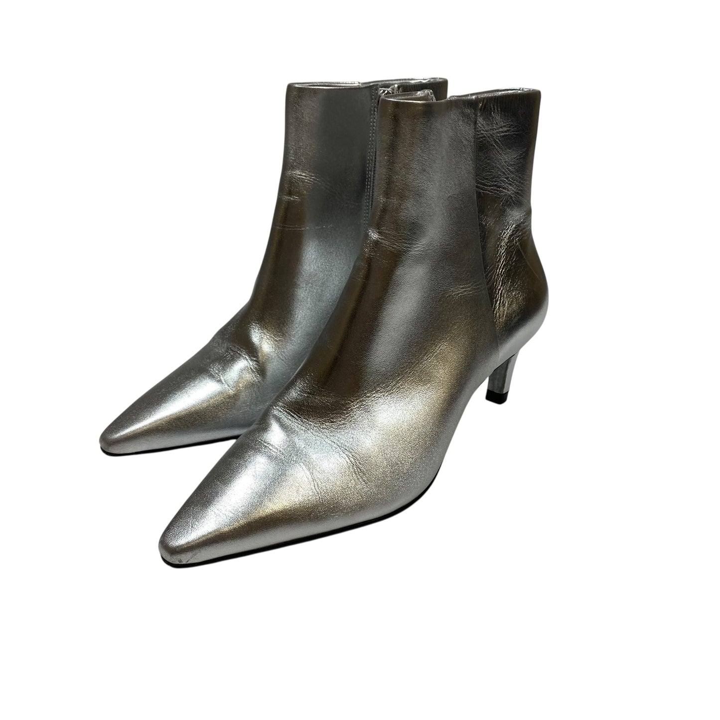 Boots Leather By Vince Camuto In Silver, Size:6.5