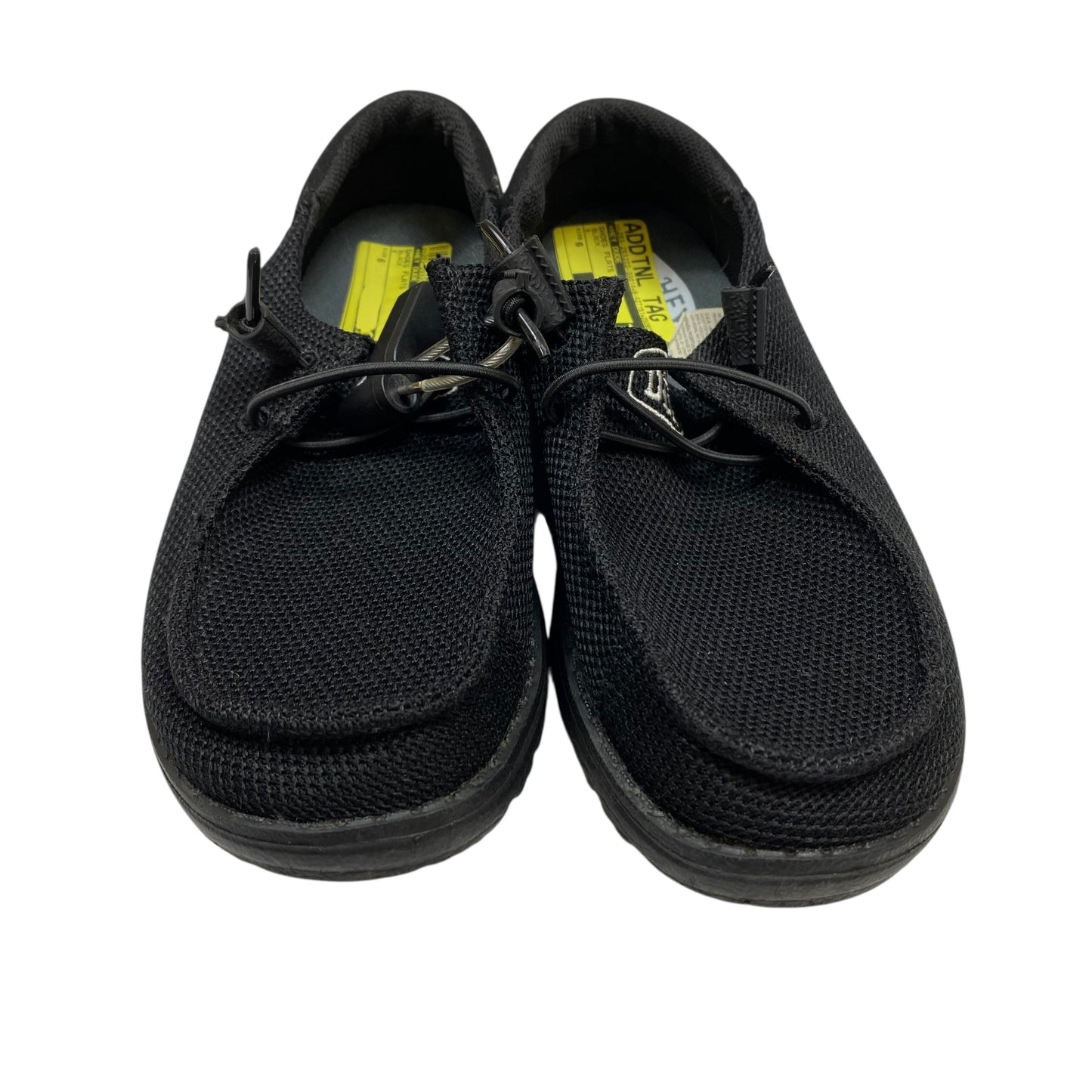 Shoes Flats By Hey Dude In Black, Size:6