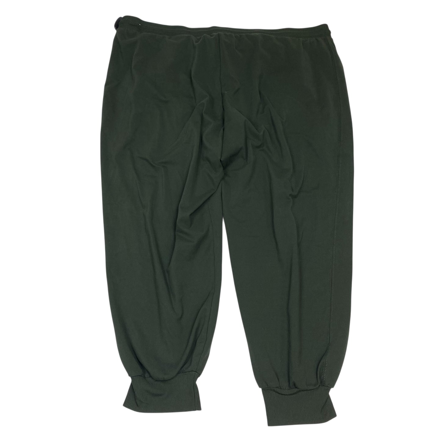 Athletic Leggings By Zac And Rachel In Green, Size:2X