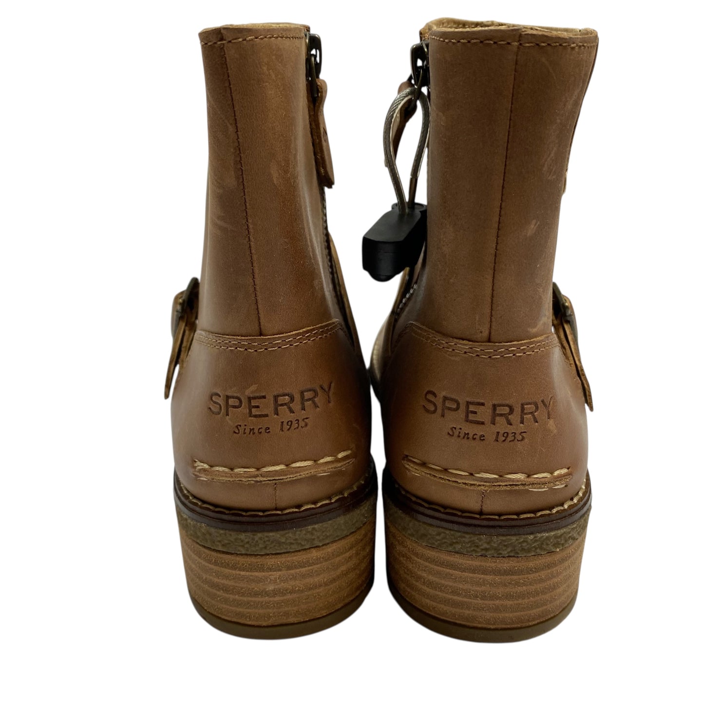 Boots Ankle Flats By Sperry In Brown, Size:8